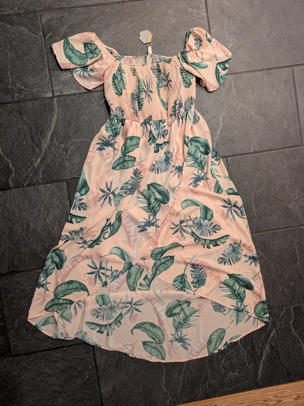 Pinkblush Blush Cream High-Low Dress